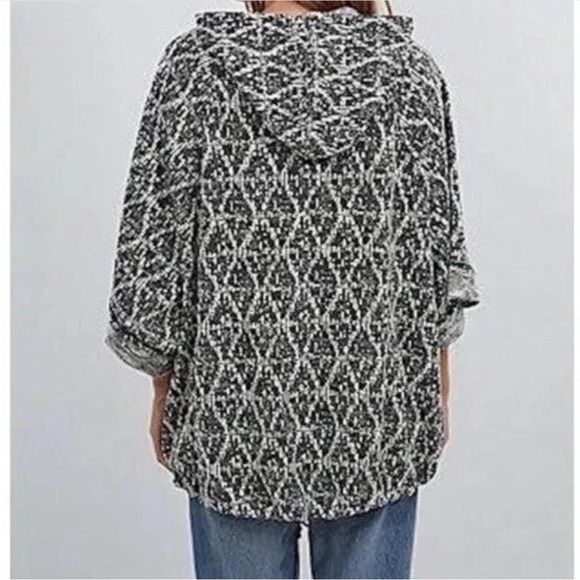 Free People Santa Fe Jacquard Zippered Kimono - Size Large - Picture 4 of 8